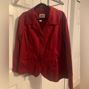 Women’s single breasted utility jacket
